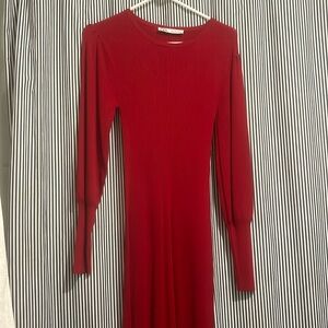 Princess of whales red Zara dress size 2. Kate middleton